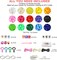 Friendship Bracelet Making Kit, Kandi Pony Beads for Jewelry Making, Hair Beads Braids with Letter Beads and Charms Gifts for Teen Girls Crafts for Girls Ages 8-12 (15colors 1box)